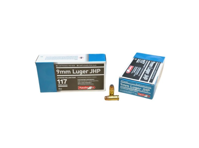 Aguila 9mm JHP 117 Grain