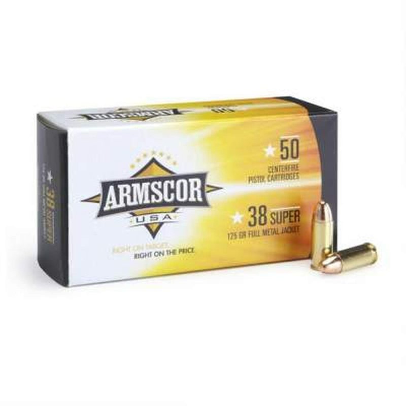 Armscor 38 SUPER 125 grain FMJ