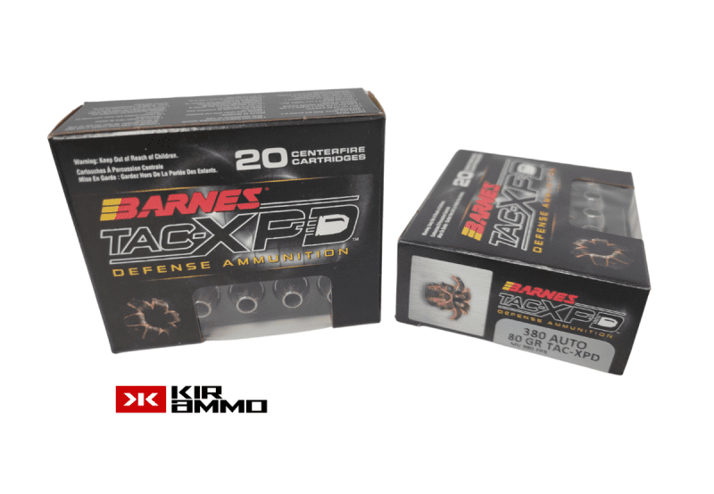 Barnes .380 TAC XPD 80 Grain Lead Free e1642121261265