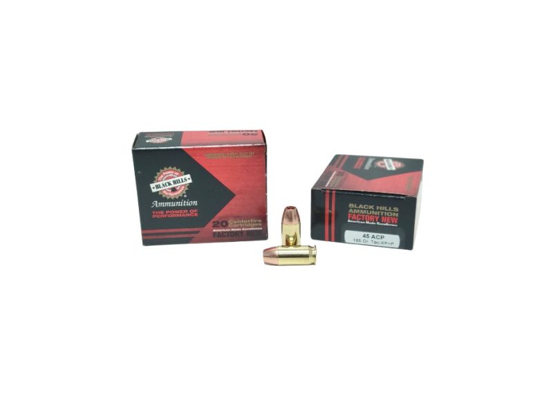 Black Hills .45 ACP P 185 Grain Barnes TAC XP