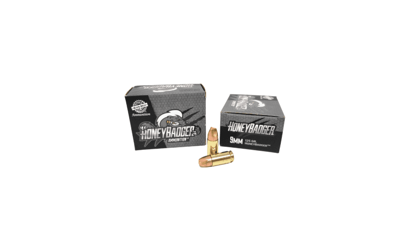 Black Hills HONEYBADGER 9mm 125 Grain SUBSONIC lead free 1