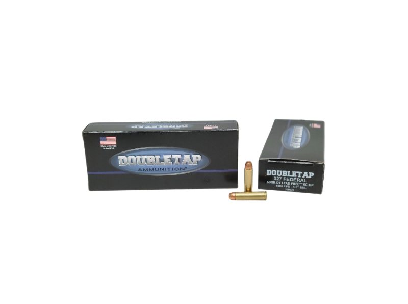 DoubleTap .327 Federal Mag 60 Grain Solid Copper Hollow Point lead free