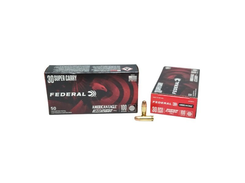 Federal .30 Super Carry 100 Grain Full Metal Jacket