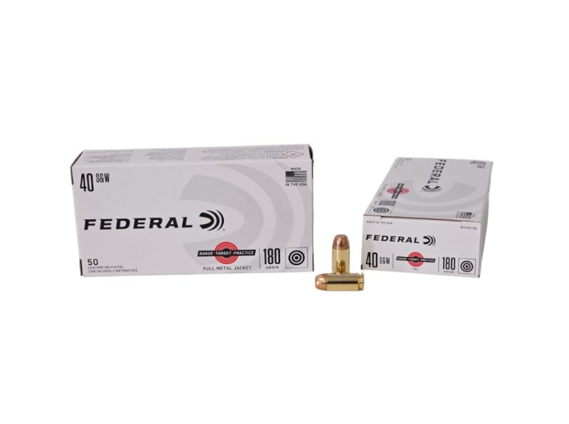 Federal RTP .40 SW 180 Grain Full Metal Jacket