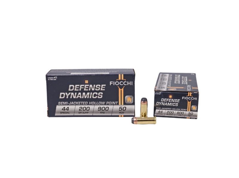 Fiocchi Defense Dynamics .44 Special 200 Grain Semi Jacketed Hollow Point