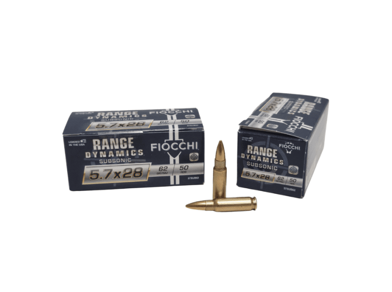 Fiocchi SUBSONIC 5.7x28mm 62 Grain FMJ