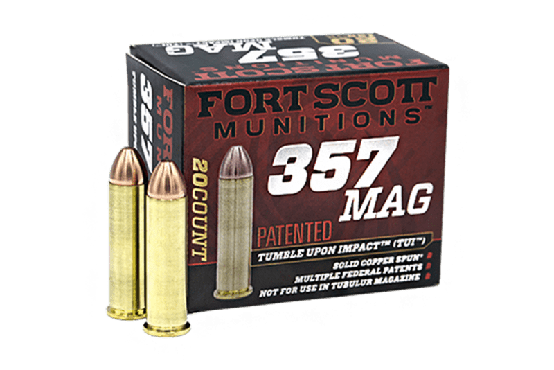 Fort Scott 357 Mag Tumble Upon Impact Solid Copper