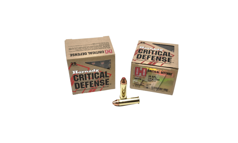 Hornady .38 special 110 grain critical defense