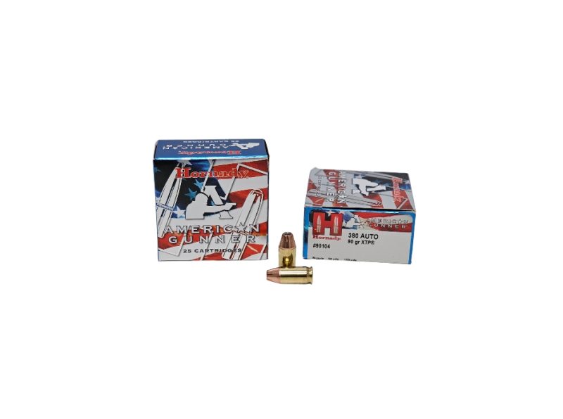 Hornady American Gunner .380 ACP 90 Grain XTP