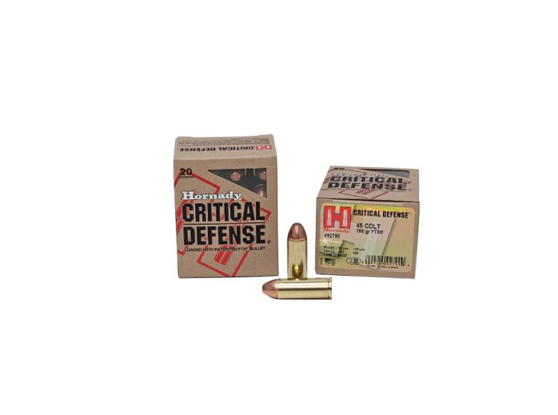 Hornady Critical Defense .45 Long Colt 185 Grain FTX