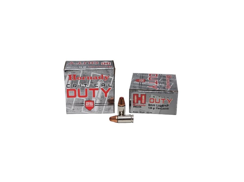 Hornady Critical Duty 9mm Luger P 135 Grain