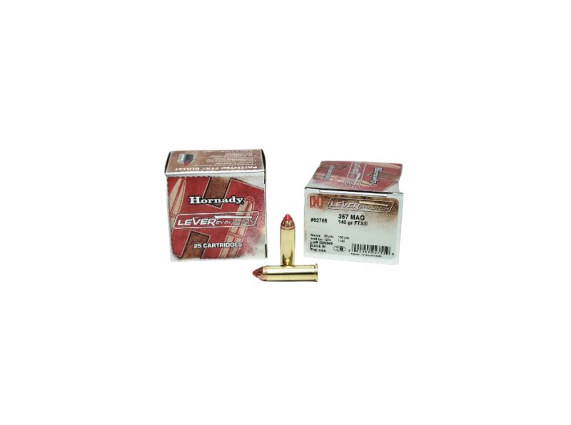 Hornady LEVERevolution .357 Mag 140 Grain FTX