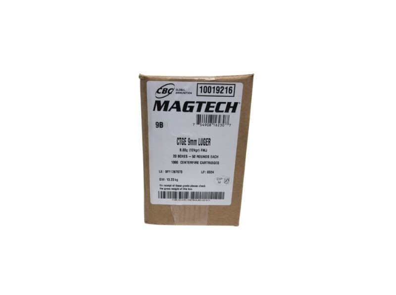 Magtech 9mm 124 Grain Case