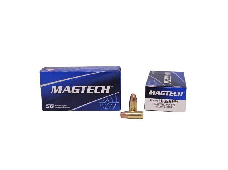 Magtech 9mm P 115 Grain Jacketed Hollow Point 9H