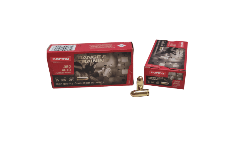 Norma .380 Auto 95 Grain FMJ 50 Rounds