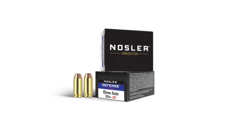 Nosler 10mm Defense 200 Grain Bonded JHP