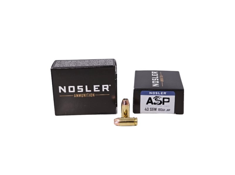 Nosler ASP .40 SW 180 Grain Jacketed Hollow Point