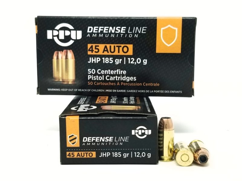 PPU .45 ACP 185 Grain Hollow Points