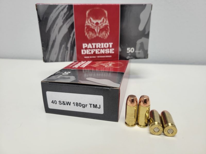 Patriot Defense .40 SW 180 Grain WINCHESTER Brass TMJ Flat Point scaled e1639768968214