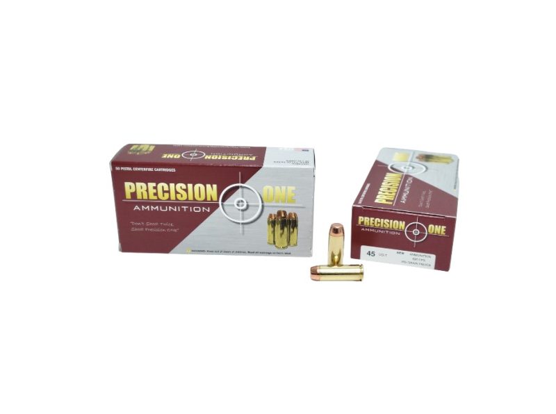 Precision One .45 Long Colt 255 Grain FMJ COWBOY ACTION