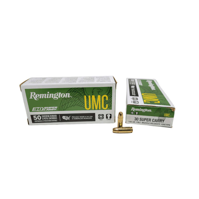 REMINGTON 30 SUPER CARRY 100 GR FMJ