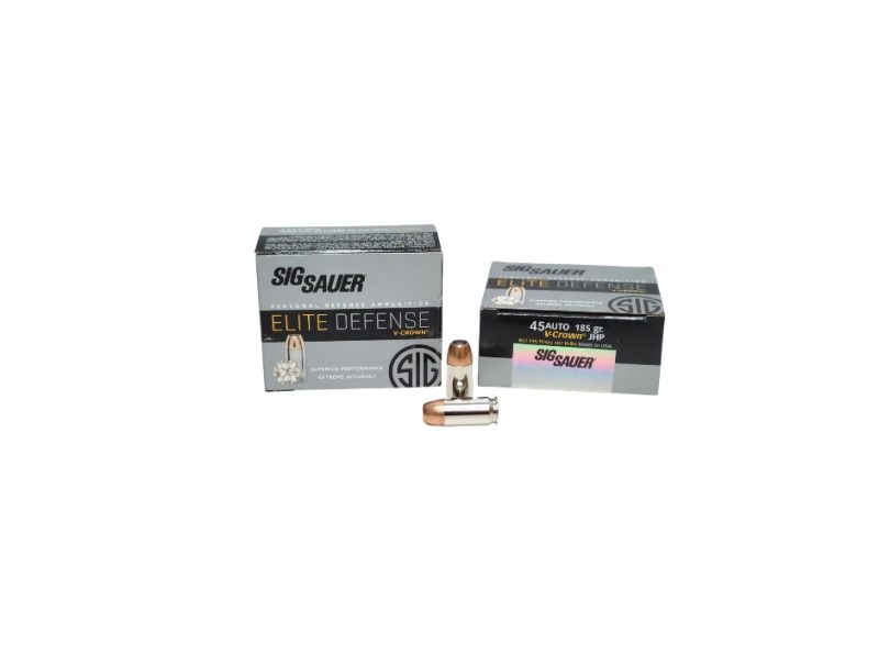 Sig Sauer ELITE V Crown .45 ACP 185 Grain Jacketed Hollow Point