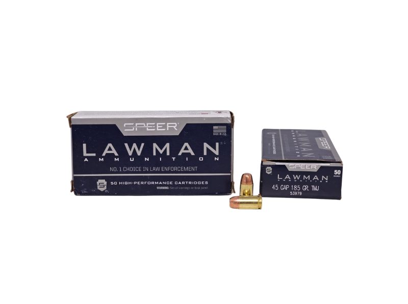 Speer Lawman .45 GAP 185 Grain Total Metal Jacket