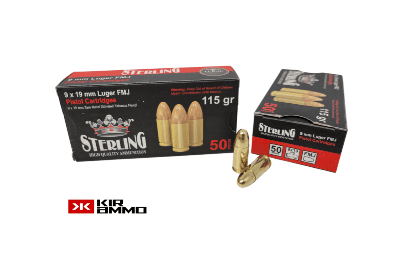 Sterling 9mm 115 Grain FMJ e1644360962157