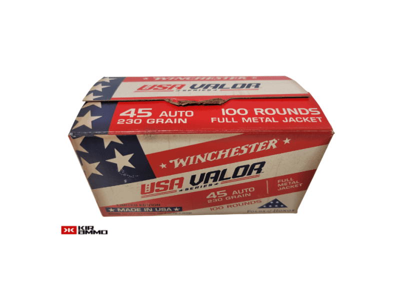 WINCHESTER 45 AUTO 230 GRAIN FMJ 100 ROUNDS