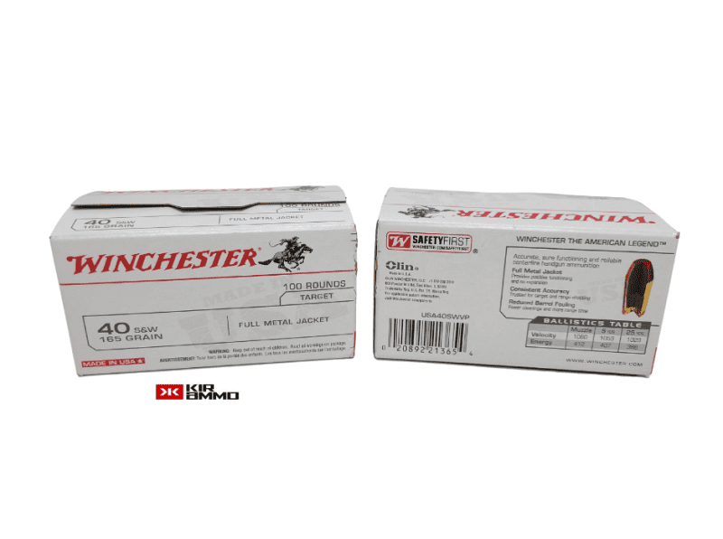 Winchester .40 SW 165 Grain FMJ Value Pack