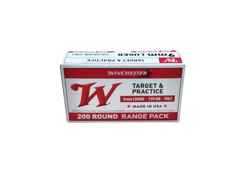 Winchester 9mm 115 Grain Range Pack