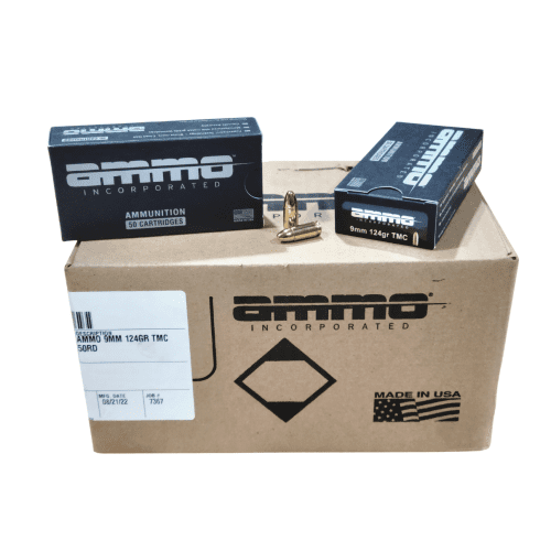 ammo inc 9mm 124 grain TMC