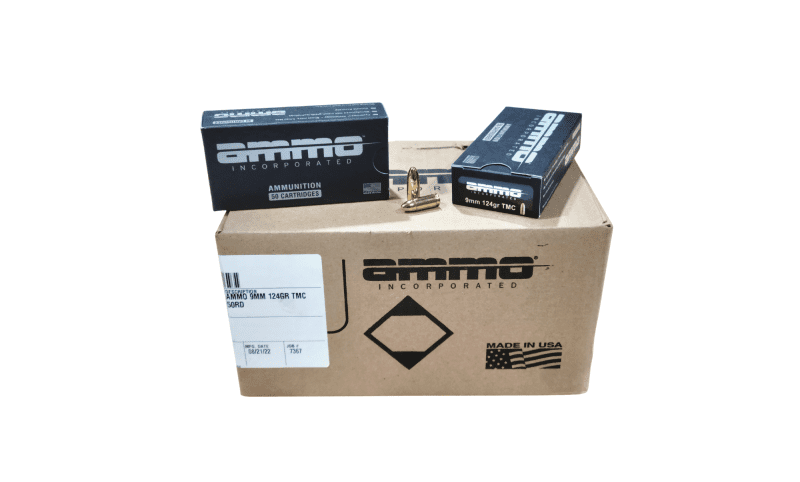 ammo inc 9mm 124 grain TMC